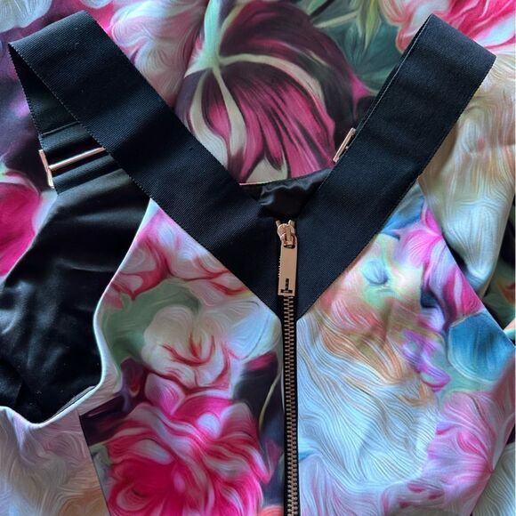 Ted Baker Samra Floral-Swirl Skater Dress, Fuchsia - US Size 4 NWOT - Picture 6 of 15